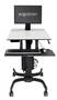 Ergotron WorkFit-C Single LD Sit-Stand Workstation, Black
