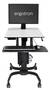 Ergotron WorkFit-C Single HD Sit-Stand Workstation, Black