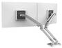 Ergotron MXV Desk Dual Monitor Arm, Polished Aluminum
