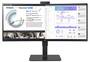 LG 34BQ77QC-B 34inch UWQHD IPS Curved Webcam Monitor