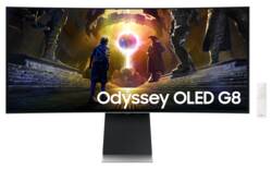 Samsung Odyssey OLED G8 34 175Hz UWQHD Curved QD-OLED Gaming Monitor