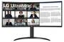 LG 34WR55QK-B 34inch 100Hz UWQHD VA Curved Monitor