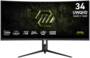 MSI MAG 342CQRF E20 34inch 200Hz UWQHD Rapid VA Curved Gaming Monitor