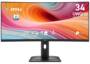 MSI PRO MP341CQPHG E12 34inch 120Hz UWQHD VA Curved Monitor