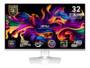 MSI MPG 321URX 31.5inch 240Hz 4K UHD QD-OLED Gaming Monitor, White