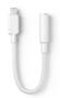 ALOGIC 6cm Elements Lightning to 3.5mm Audio Adapter, White