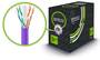 Serveredge CAT6 305m Network Cable - UTP, Solid, PVC, 23AWG - Purple