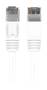 Cruxtec 1m FC6-010-WH CAT6 UTP Flat Ethernet Cable, White