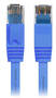 Cruxtec FC6-030-BL 3m CAT6 UTP Flat Ethernet Network Cable, Blue