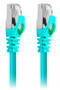 Cruxtec RS7-003-GR 30cm CAT7 10GbE SF/FTP Triple Shielding Ethernet Network Cable, Green