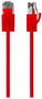 Cruxtec 1.5m Ultra-Thin CAT6A UTP Ethernet Cable, Red