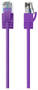 Cruxtec 1m Ultra-Thin CAT6A UTP Ethernet Cable, Purple
