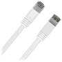 Cruxtec 10m CAT6 UTP Flat Ethernet Cable, White