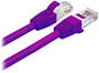 Cruxtec 50cm CAT6 UTP 10GbE Ethernet Cable, Purple
