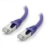 ALOGIC 2m 10GbE Shielded CAT6A LSZH Purple Network Cable