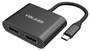 Volans USB-C to Dual DisplayPort Adapter with MST Dual Monitor