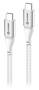 ALOGIC 30cm Super Ultra USB 2.0 USB-C to USB-C Cable, 5A/480Mbps, Silv