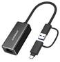 mbeat 2-in-1 USB 3.1 Gigabit LAN Adapter with USB-C Converter