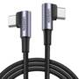 Ugreen 2M Angled USB-C Male to Male Cable