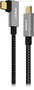 mbeat Tough Link 1.8m L-Shape USB 3.2 Gen2 USB-C Cable - Space Grey
