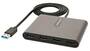 StarTech USB 3.0 to 4 HDMI Adapter, Quad 1080p 60Hz, USB-A to HDMI