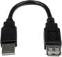 StarTech 0.15m(6) USB 2.0 Extension Adapter Cable A to A