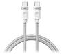 Orico 1m 60W PD USB-C to USB-C Cable, White