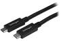 StarTech 1m USB-C 3.1 to USB-C 3.1 Cable, Thunderbolt 3 Compatible, 4K