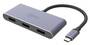 Cruxtec 15cm USB-C to 3 x DisplayPort 8K Adapter