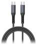 Rockrose Powerline CC1P 1M USB-C to USB-C Fast Charge Data Syn Cable