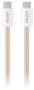 UNITEK 1m Magnetic USB-C Cable, Beige, USB-C to USB-C