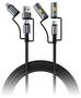 Rockrose 1m Hercules Reign 100W Max 6-in-1 Fast Charging Cable