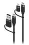 ALOGIC 1.5m 4-in-1 Silicone Flexible Universal Charging Cable