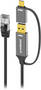 mbeat Tough Link 2m USB USB-C to RJ45 Ethernet Cable, Space Grey