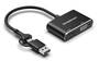 Simplecom USB 3.0 and USB-C to HDMI + VGA Video Card Adapter Full HD 1080p