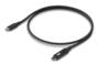 Ubiquiti 1m USB-C Cable with Charge Display, Black, Braided Power Data Cab