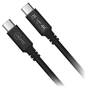 Cruxtec 2m USB-C 3.2 Gen2 20Gbps 240W 4K 60Hz Full-Feature Cable, USB-C to USB-C, Black