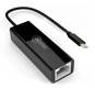 Cruxtec CTRU3-BK USB-C to RJ45 Gigabit Ethernet Network Adapter