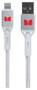 Monster 2m Lightning to USB-A Braided Cable, White