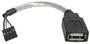 StarTech USB A to USB 4 Pin Header Cable F/F, 6 inch USB 2.0