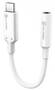 ALOGIC 10cm Elements Pro USB-C to 3.5mm Audio Adapter, White