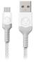Bonelk Long-Life 2m USB-A to Micro USB Cable, White/Grey