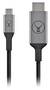 Bonelk Long-Life 2.5m USB-C to HDMI Cable, Black