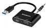 Simplecom USB to HDMI + VGA Video Card Adapter with 3.5mm Audio