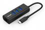 Volans Aluminium USB-C to USB3.0 3-Port Hub Gigabit Ethernet Adapter