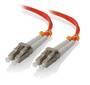 ALOGIC 1M LC-LC Multi Mode Duplex LSZH Fibre Cable 62.5/125 OM1