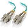 ALOGIC 1m SC-SC 10GbE Multi Mode Duplex LSZH Fibre Cable 50/125 OM3