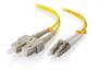 ALOGIC 2m LC-SC Single Mode Duplex LSZH Fibre Cable 09/125 OS2