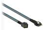50CM 24G Slim Line SAS 4.0 SFF-8654 4i 38pin to Mini SAS HD 36Pin SFF-8643 Cable