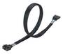 SilverStone 600mm Internal HD Mini SAS SFF-8643 8i 72P to Slim SAS SFF-8654 8i 74P Cable